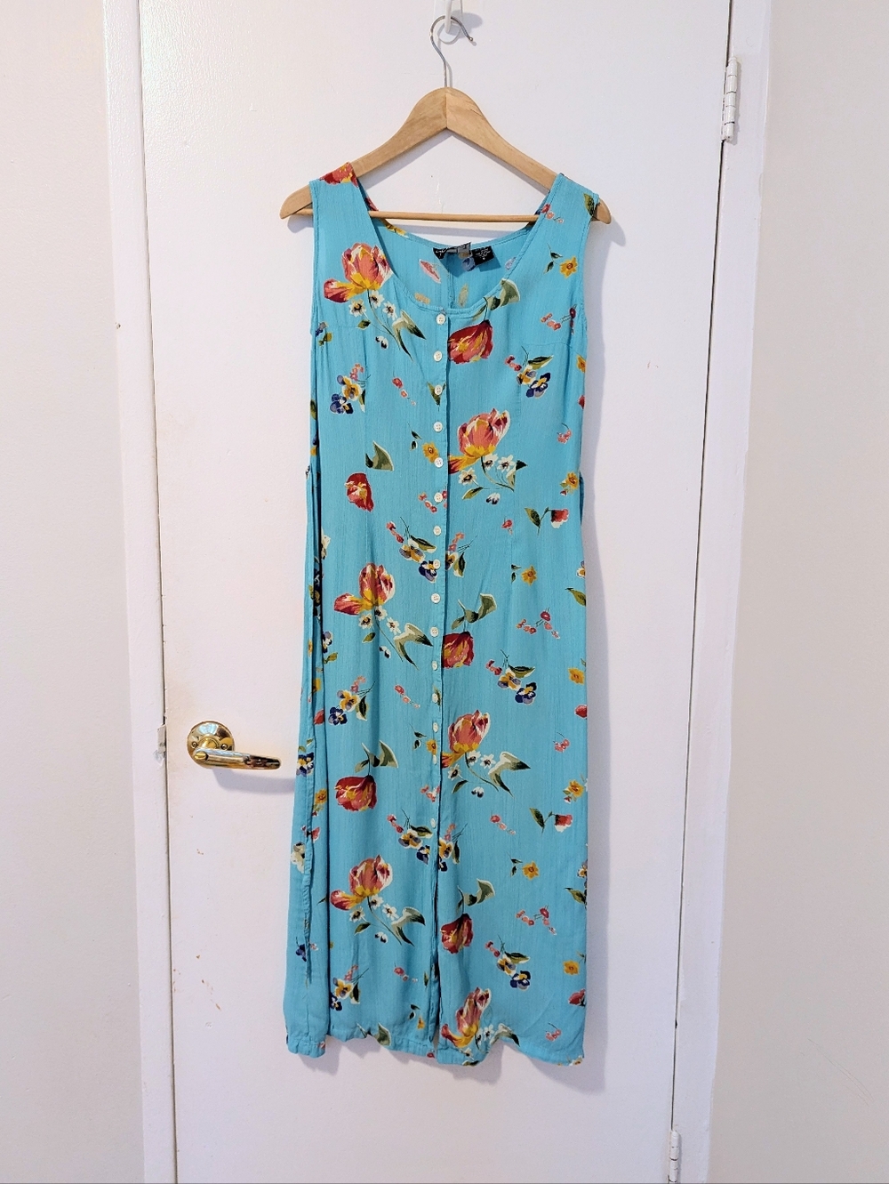 Vintage Floral Midi Dress 5